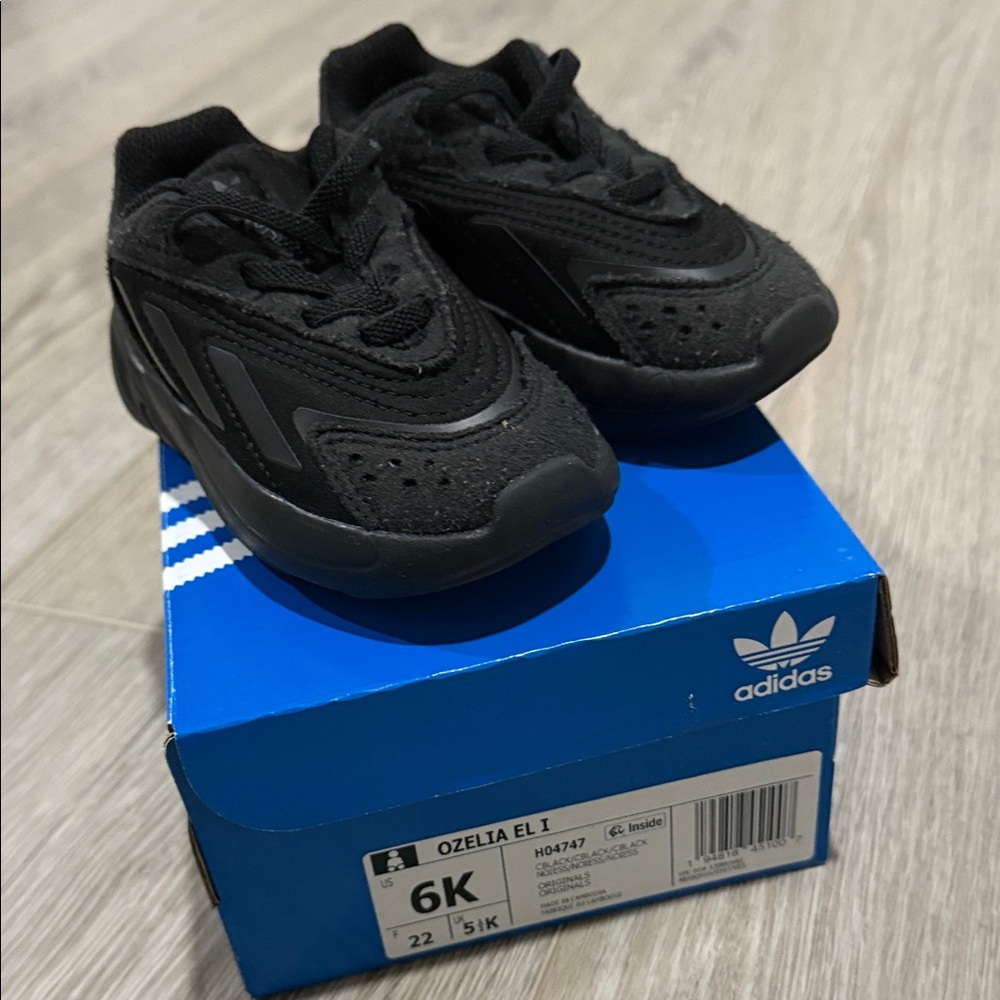 Adidas Kids Black Ozelia Sneakers